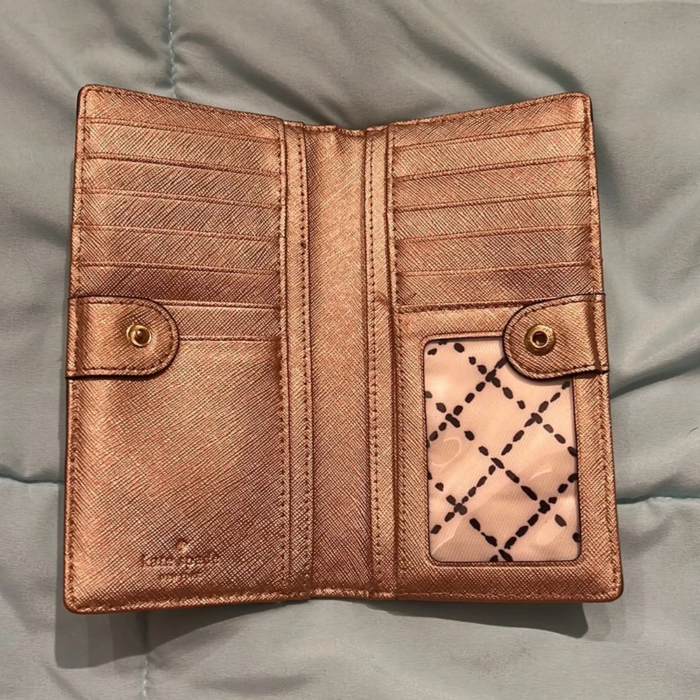 Rose gold Kate Spade wallet - Picture 3 of 7